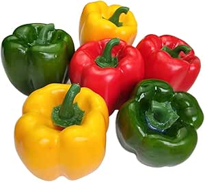 Green, Red, Yellow Capsicum Seeds